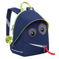 Рюкзак детский с LED подстветкой Grizzly RK-075-1 Синий