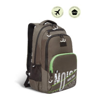 Рюкзак школьный Grizzly RU-230-1 Хаки - зеленый