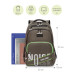 Рюкзак школьный Grizzly RU-230-1 Хаки - зеленый
