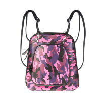 Рюкзак-сумка трансформер женский OrsOro D-134 Фуксия-розовый