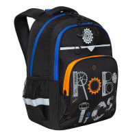 Рюкзак школьный Grizzly RB-157-1 Черный - синий