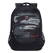 Рюкзак школьный Grizzly RU-230-7f Черный - серый