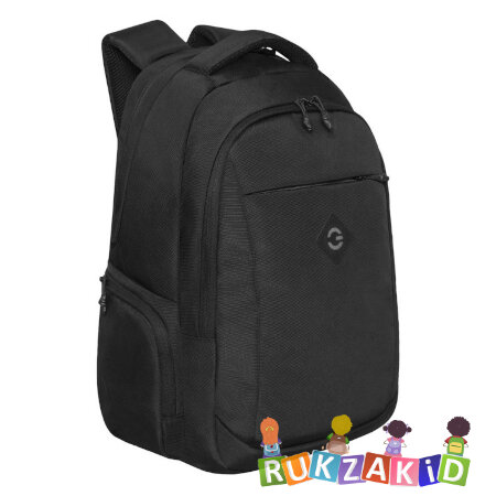 Бизнес рюкзак деловой Grizzly RQ-310-2 Черный - черный
