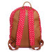 Городской рюкзак с цветами Pola 4345 Бежевый