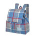 Текстильный рюкзак женский Asgard Р-5081 Клетка голубая