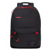 Рюкзак молодежный Grizzly RQL-218-1 Черный - красный