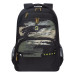 Рюкзак школьный Grizzly RU-230-7f Черный - хаки