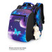 Ранец школьный с мешком для обуви SkyName 2095-M Бабочки в космосе