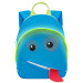 Рюкзак детский с LED подстветкой Grizzly RK-075-1 Лазурный