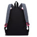 Рюкзак молодежный женский Grizzly RD-750-4 Черный - серый - розовый