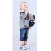 Детский рюкзачок Zoo Слоник Серо - синий