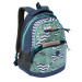 Молодежный рюкзак Grizzly RD-951-4 Синие листья