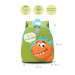 Рюкзак детский для мальчика Grizzly RK-280-3 Монстр Салатовый - оранжевый