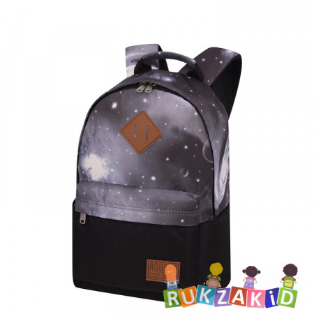 Рюкзак молодежный Asgard Р-7347 Космос серый - Черный