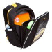 Ранец рюкзак школьный Grizzly RAf-393-3 Urban Legend Черный - желтый