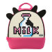 Детский рюкзак пиксельный Upixel Doodle Cattle WY-A029 Фуксия - Молочный белый