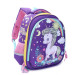 Ранец рюкзак школьный Grizzly RA-979-1 Сказочный единорог Фиолетовый