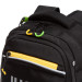 Рюкзак школьный с мешком для обуви Grizzly RB-258-21 Черный - салатовый