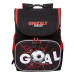 Ранец рюкзак школьный Grizzly RAl-295-1 Goal Черный - красный