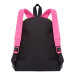Рюкзак молодежный женский Grizzly RD-750-4 Черный - розовый - салатовый