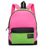 Рюкзак молодежный женский Grizzly RD-750-4 Черный - розовый - салатовый