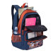 Рюкзак школьный для мальчика Grizzly RB-860-1 Синий - терракотовый