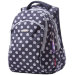 Рюкзак для школы Across G15-12 Горошек Серый