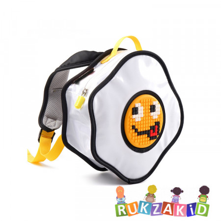 Детский рюкзак пиксельный Upixel WY-U19-008 Яичница Белый