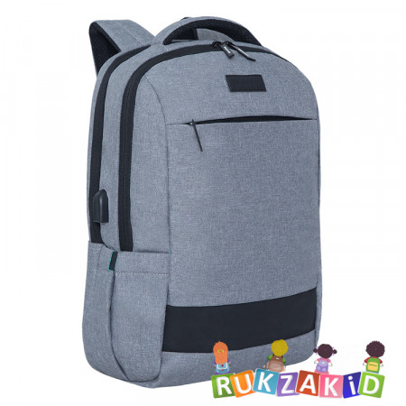 Рюкзак городской для ноутбука Grizzly RQk-015-2​ Cерый