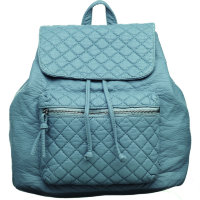 Женский рюкзак из экокожи OrsOro D-255 Серо-голубой