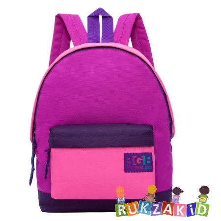 Рюкзак молодежный женский Grizzly RD-750-4 Фиолетовый - малиновый - розовый