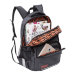 Рюкзак школьный Grizzly RB-860-2 Серый - оранжевый