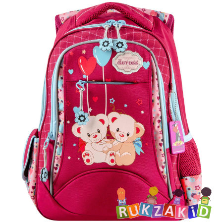 Рюкзак школьный Across AC18-CH4-4 Медвежата и шарики