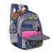 Школьный рюкзак для мальчика Grizzly RB-964-4 Синий - серый