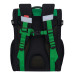 Ранец школьный раскладной Grizzly RAn-083-1 Футбол Черный - зеленый