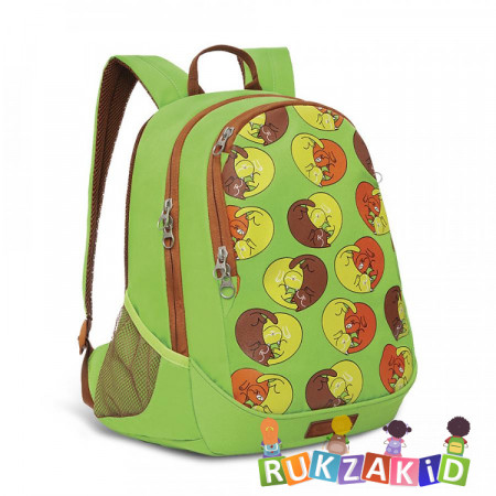 Рюкзак школьный Grizzly RD-041-3 Салатовый