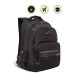 Рюкзак школьный Grizzly RU-330-4 Черный - красный