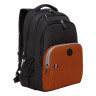 Рюкзак школьный Grizzly RU-330-6 Черный - кирпичный