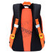 Школьный рюкзак для мальчика Grizzly RB-732-3 Черный - оранжевый
