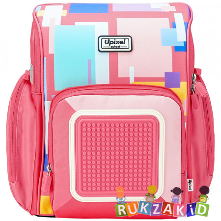 Пиксельный ранец Upixel Funny Square School Bag WY-U18-7 Розовый