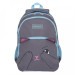 Рюкзак школьный для девочек Grizzly RG-966-2 Серый