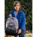 Рюкзак школьный Grizzly RB-255-1 Серый - черный