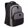 Рюкзак школьный Grizzly RU-330-3 Черный - серый