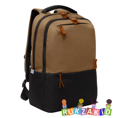 Рюкзак молодежный RU-337-1 Черный - песочный