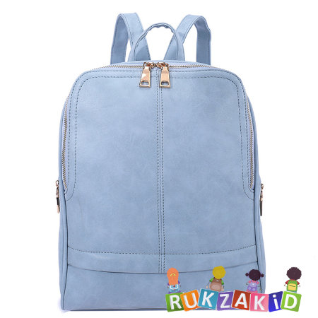 Женский рюкзак для города OrsOro D-182 Серо-голубой