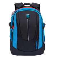 Молодежный рюкзак Grizzly RU-708-1 Черный - светло-синий