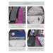 Рюкзак молодежный Grizzly RD-142-2 Цветы Темно - серый - фуксия