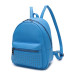 Мини рюкзак женский Ors Oro DW-805 Ярко - голубой