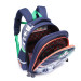 Ранец рюкзак школьный Grizzly RA-978-1 Футбол Темно - синий - зеленый