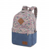 Универсальный рюкзак Asgard Р-5541 Цветы Бабочки серо - голубые - сирень - Синий